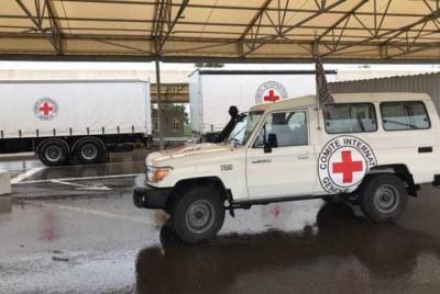 Красный Крест направил на оккупированную часть Донбасса 50 тонн гуманитарного груза