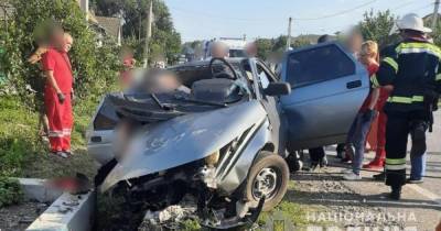 В ДТП под Одессой погибли трое офицеров полиции (видео)