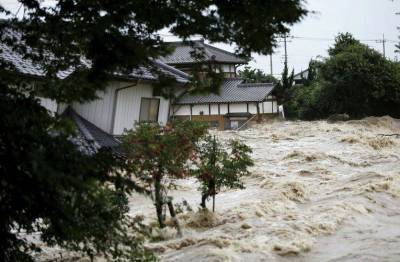 B Японии рекомендации об эвакуации из-за дождей сохраняются для 1,2 млн человек