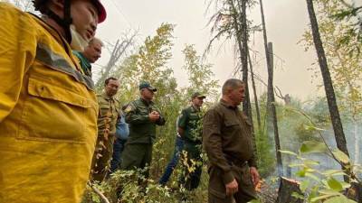 Трутнев прибыл в Якутию в рамках борьбы с лесными пожарами