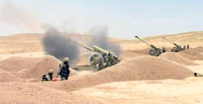 В азербайджанской армии проходят учения артиллерийских подразделений с боевыми стрельбами