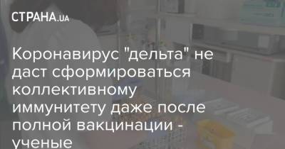 Коронавирус "дельта" не даст сформироваться коллективному иммунитету даже после полной вакцинации - ученые - strana.ua - Украина - Катар