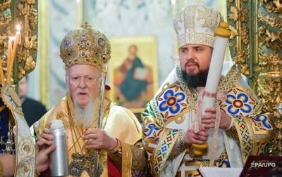 Патриарх Варфоломей проведет литургию в Киеве