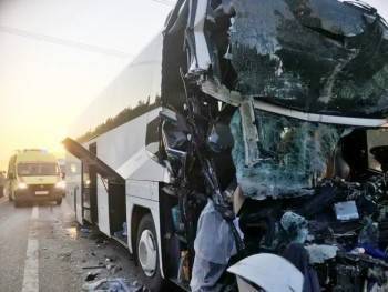 Вологодский автобус попал в страшную аварию на трассе М-8 во Владимирской области
