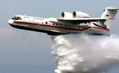 Российский пожарный самолет Бе-200 разбился в Турции.