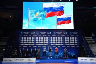 В Уфе в первый день ЧМ мира по борьбе среди юниоров Россия завоевала 22 золотые медали
