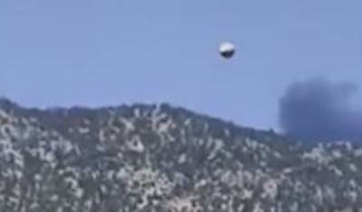 Появилось видео момента крушения российского самолета в Турции