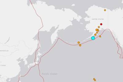У берегов Аляски произошло большое землетрясение