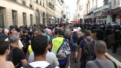 Новости на "России 24". Ковид-диссиденты во Франции снова вышли на баррикады