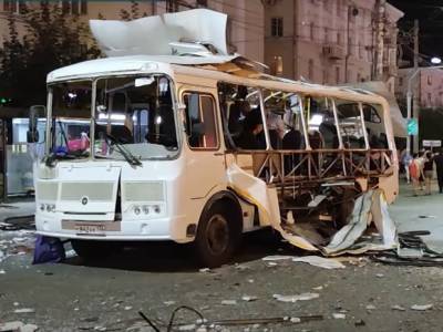 Растет число пострадавших при взрыве автобуса в Воронеже