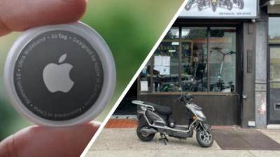 Директор компании нашёл украденный скутер, отследив его с помощью смарт-меток Apple AirTag
