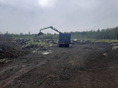 В Смоленской области ликвидировали стихийную свалку