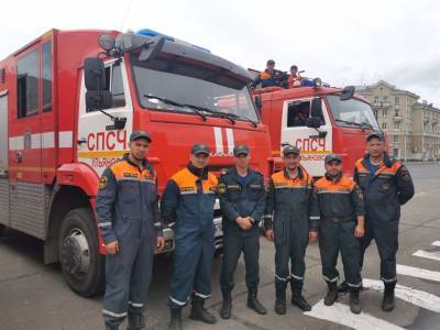 Ульяновские пожарные вернулись домой из Мордовского заповедника