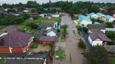 Число подтопленных домов на Кубани снизилось до 542