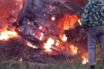 Два человека сгорели в результате ДТП в Касимовском районе Рязанской области