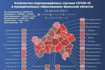 300 брянцев побороли коронавирус за минувшие сутки