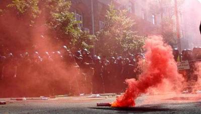 Полиция открыла уголовное производство после митинга Нацкорпуса