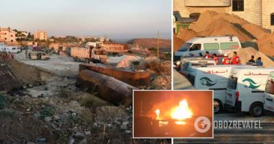 В Ливане взорвался топливный резервуар: 20 погибших, 79 раненых – фото, видео