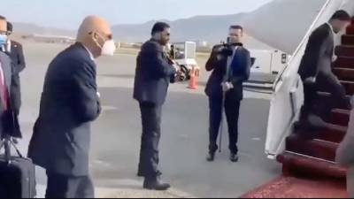 Покидающего Афганистан президента страны сняли на камеру