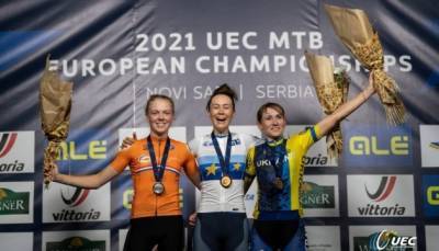 Украинка Попова выиграла бронзу чемпионата Европы в маунтенбайке
