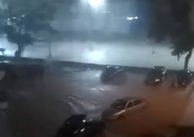 Новороссийск затопило после проливных дождей