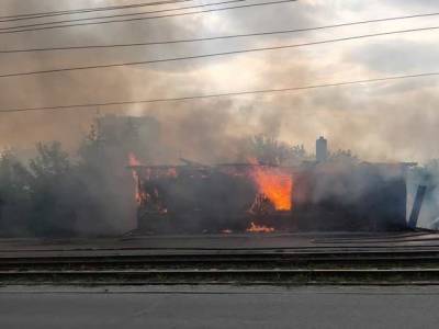 На Южном Урале на пожаре погиб человек