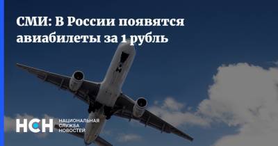 СМИ: В России появятся авиабилеты за 1 рубль