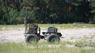 В Украине проходят испытания новейших роботизированных боевых платформ для ВСУ