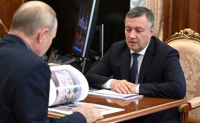 Встреча с губернатором Иркутской области Игорем Кобзевым