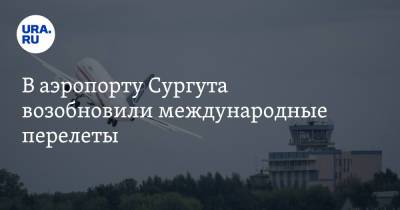 В аэропорту Сургута возобновили международные перелеты