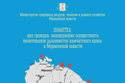 Появились подробности условий любительского лова крабов в Мурманской области