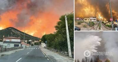 Лесные пожары в Испании – последние новости, эвакуированы сотни людей – фото и видео