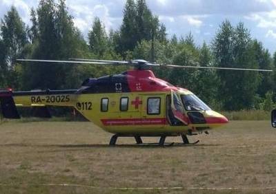 В Рязань из Александро-Невского района на вертолете санавиации доставили подростка