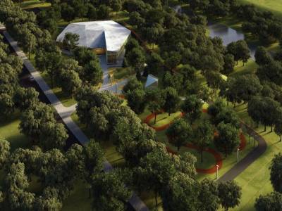 Деревянный настил со смотровыми площадками и качелями откроется в «Парке Яуза» в этом году