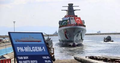 Такие корабли получит Украина: Турция спустила на воду корвет Ada для Пакистана (фото)