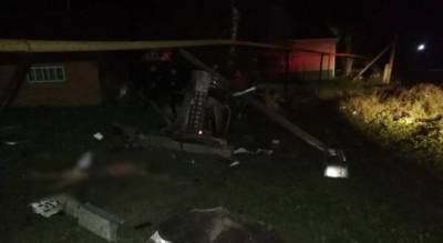 В Чувашии произошло смертельное ДТП: машину буквально намотало на столб