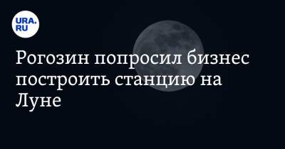 Рогозин попросил бизнес построить станцию на Луне