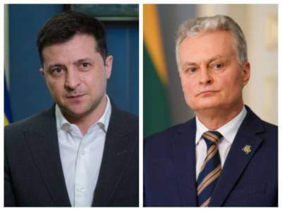 Зеленский провел телефонный разговор с президентом Литвы Науседой