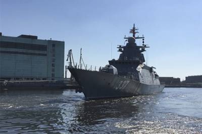 Ракетный корвет «Гремящий» начал переход с Балтики на Тихоокеанский флот