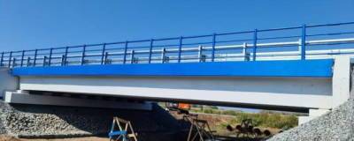 В Омской области построили новый мост через реку Тарбуга