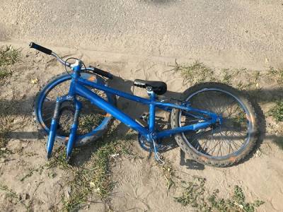 В Кургане Land Cruiser сбил ребенка на велосипеде на пешеходном переходе
