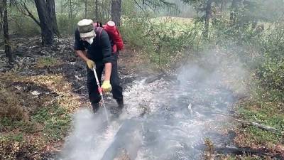 В Якутии продолжается борьба с лесными пожарами