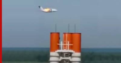 Момент крушения самолета Ил-112В в Подмосковье попал на видео