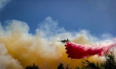 Пожар возле Иерусалима: ВВС ЦАХАЛа помогают в тушении, остановить огонь не удается