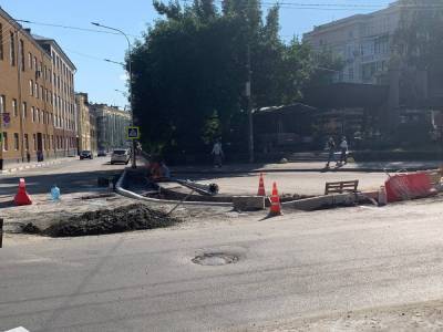 Пешеходную зону расширяют на улице Минина в Нижнем Новгороде