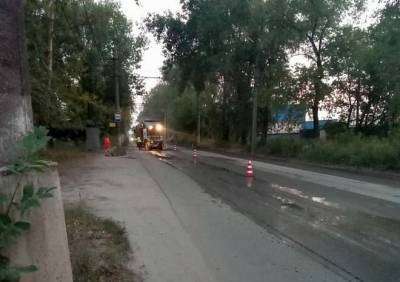 В Рязани начали ремонтировать дорогу на улице Промышленной