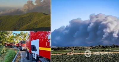 Лесные пожары во Франции – фото, видео и последние новости
