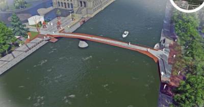 «Ржавая» сталь и бетон: в Калининграде представили концепцию нового моста на остров Канта (эскизы)