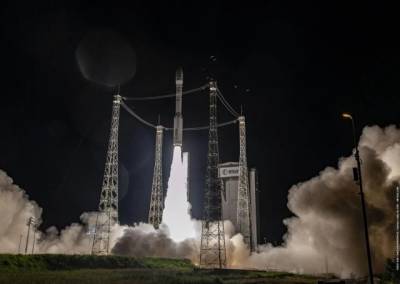 Ракета Vega с украинским двигателем успешно вывела спутник на орбиту (ВИДЕО)