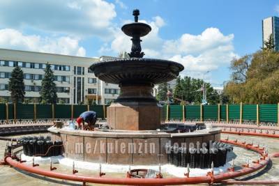 Главный фонтан Донецка заработает в День города